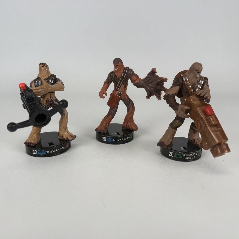 Hasbro 2005 Star Wars Attactix - Lot of 3 Figures